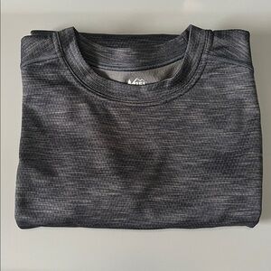 REI Midweight Base Layer Long Sleeve Shirt Gray Size Medium